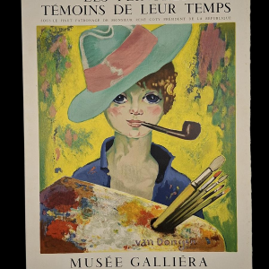 Kees VAN DONGEN / Mourlot impressie - Schilders als getuigen van hun tijd - lithografisch affiche