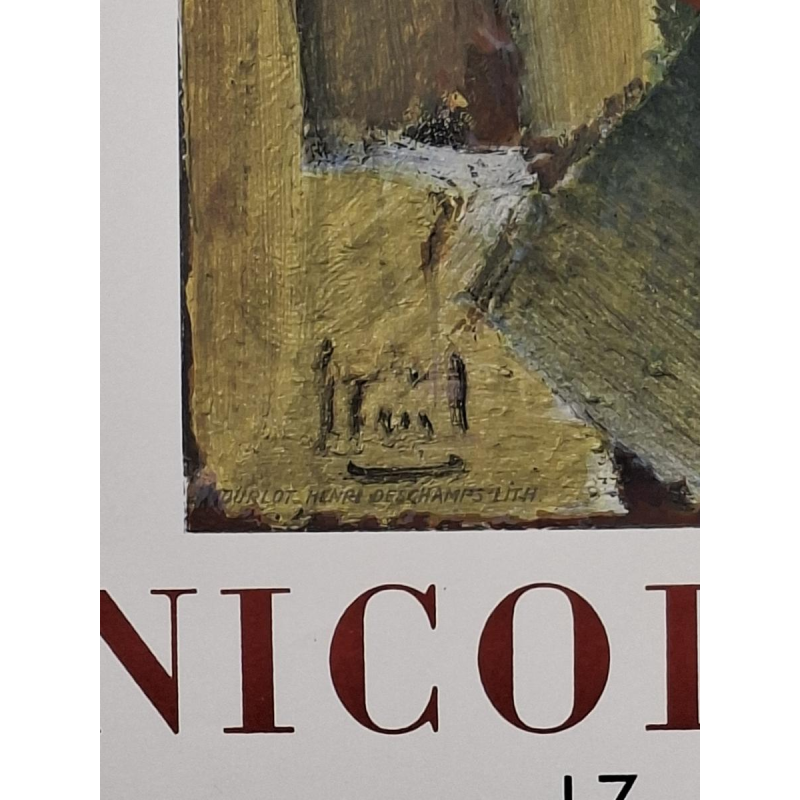 Nicolas DE STAËL / Mourlot impression - Galerie Louis Carré 1964, affiche lithographique