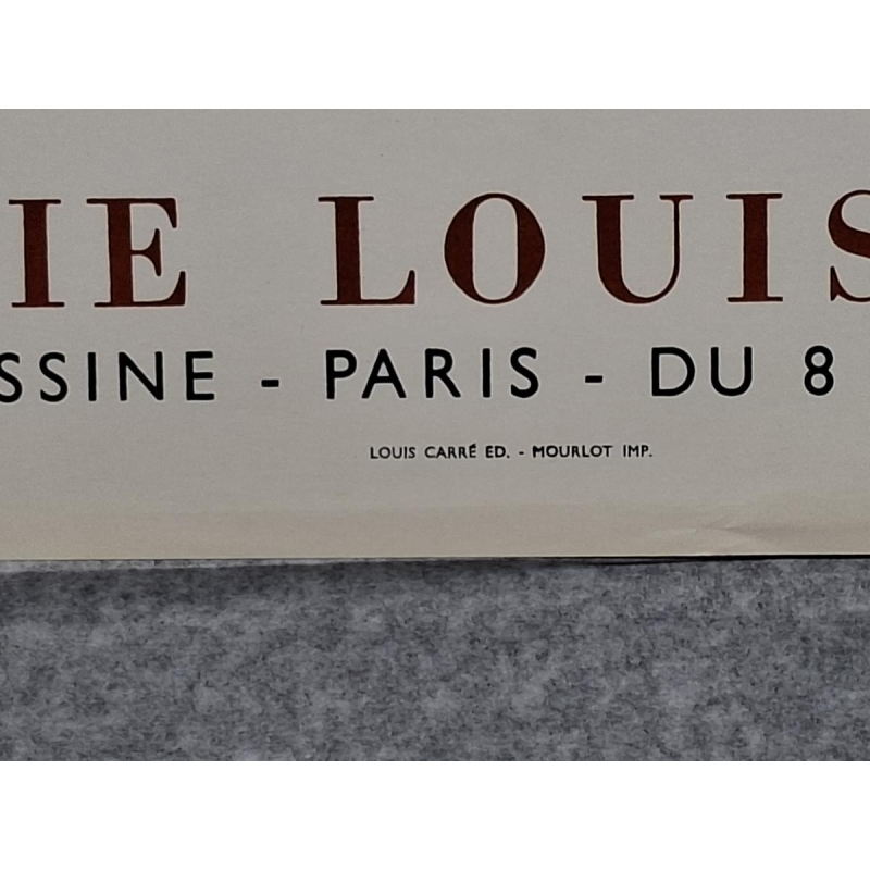 Nicolas DE STAËL / Mourlot impression - Galerie Louis Carré 1964, affiche lithographique