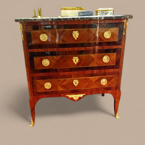 Small Louis XVI period chest of drawers, fully restored