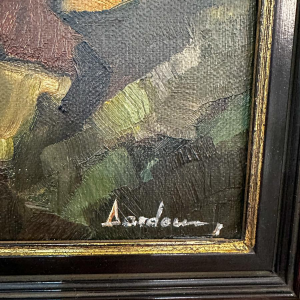 Milo Dardenne, "The Draft Horse", oil on canvas, 20th century