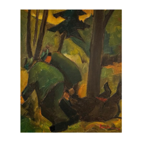 Milo Dardenne, "The Dismemberers", oil on canvas, 20th century