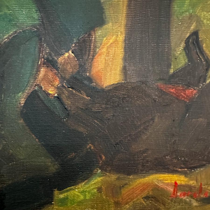 Milo Dardenne, "De Verminkers", olieverf op doek, 20e eeuw