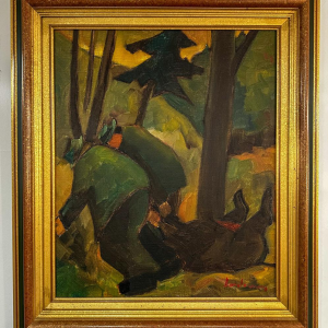 Milo Dardenne, "The Dismemberers", oil on canvas, 20th century