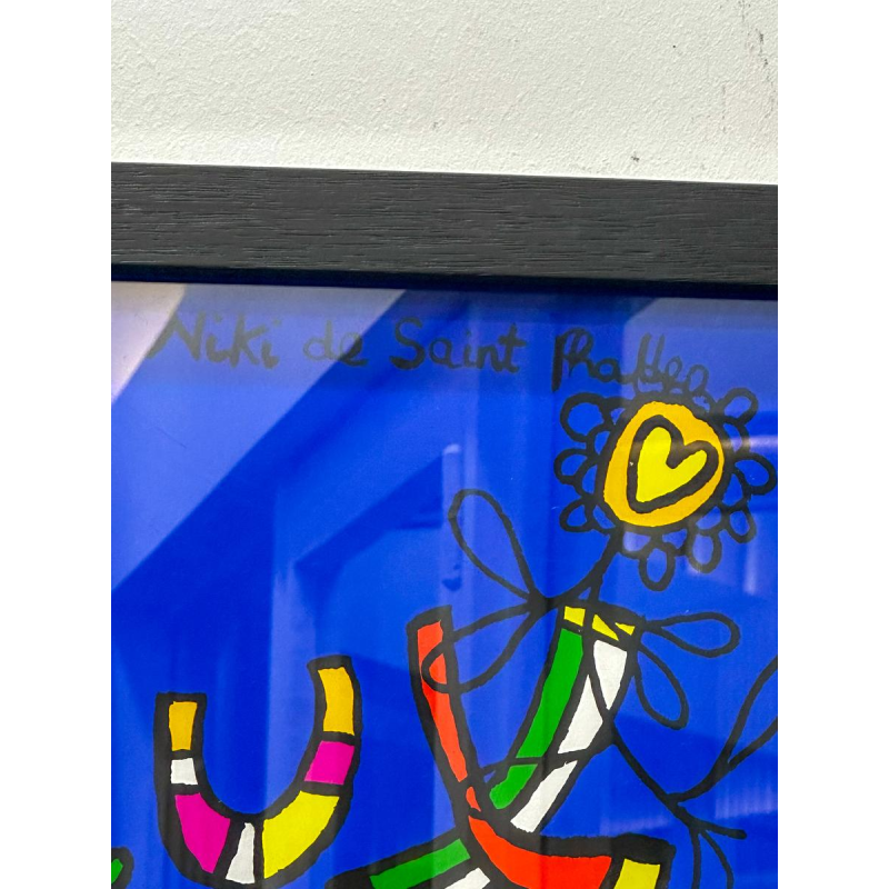 Niki de Saint Phalle, offsetposter voor het Montreux Jazz Festival, 1984