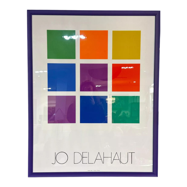 Jo Delahaut, affiche sérigraphiée, Acte III, 20e siècle