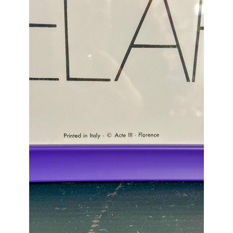 Jo Delahaut, zeefdrukposter, Act III, 20e eeuw