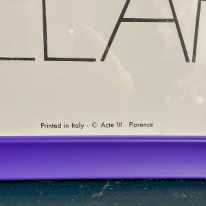 Jo Delahaut, silkscreen poster, Act III, 20th century