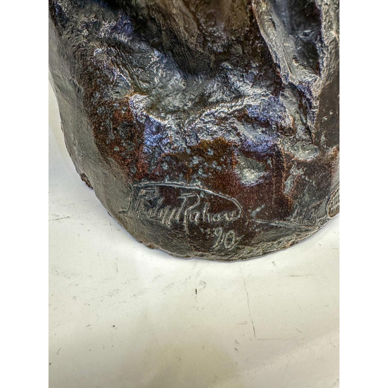 Jean-Philippe Richard, bronze sculpture, 1990