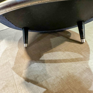 Ligne Roset, leather and wood armchair, 21st century