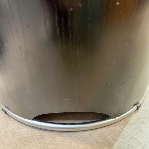 Ligne Roset, fauteuil cuir et bois, 21e siècle