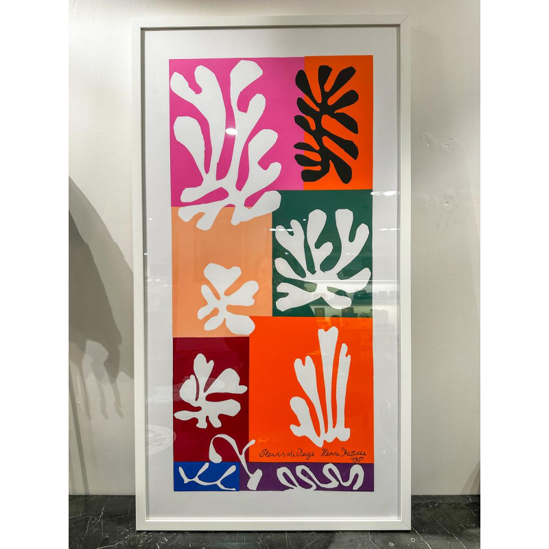 Henri Matisse, offsetdruk "Sneeuwbloemen", 20e eeuw