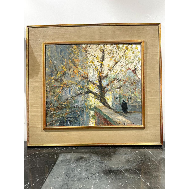 Paul Hagemans, olieverf op doek, impressionistische schilderkunst, 20e eeuw