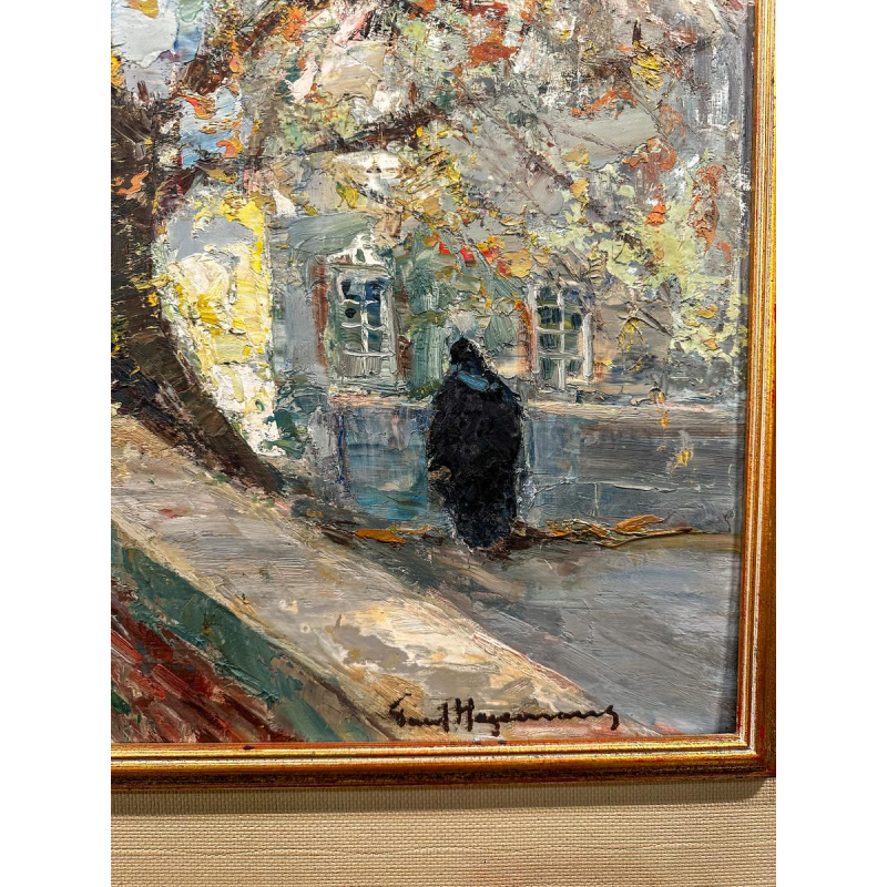 Paul Hagemans, olieverf op doek, impressionistische schilderkunst, 20e eeuw