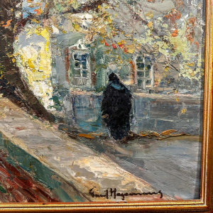 Paul Hagemans, olieverf op doek, impressionistische schilderkunst, 20e eeuw