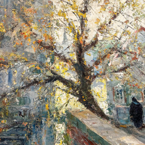 Paul Hagemans, huile sur toile, tableau impressionniste, 20e siècle