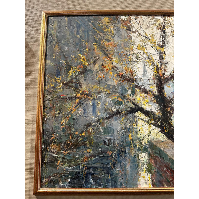 Paul Hagemans, oil on canvas, Impressionist painting, 20th century