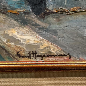 Paul Hagemans, olieverf op doek, impressionistische schilderkunst, 20e eeuw