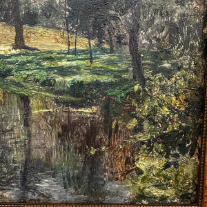 Evariste Carpentier, oil on panel, late 19th/early 20th century