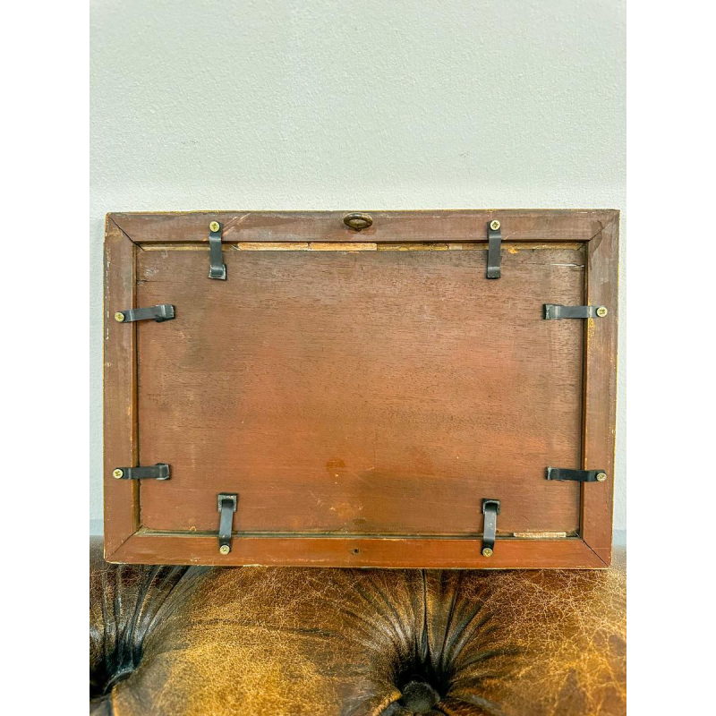 Evariste Carpentier, huile sur panneau, fin 19e/début 20e siècle