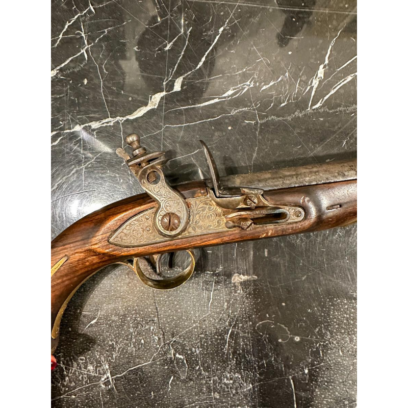 Lefaucheux flintlock pistol, Liège manufacture, mid-19th century