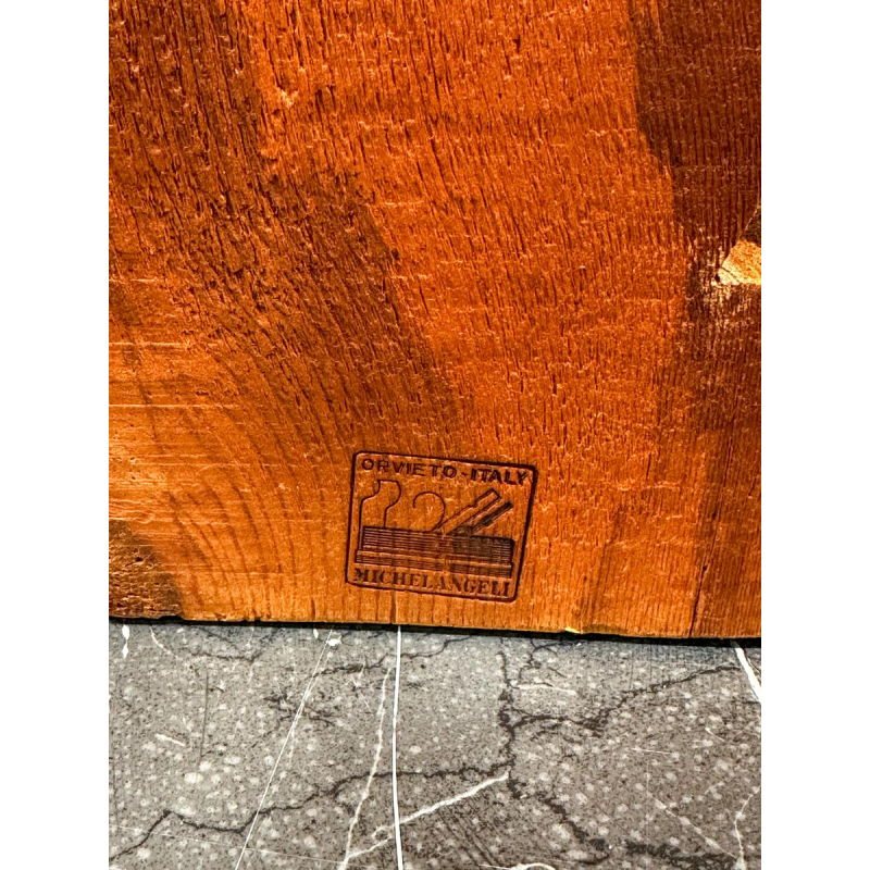 Bottega Michelangeli, houten kattensculptuur, jaren 70