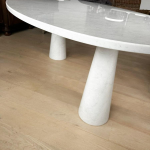 Angelo Mangiarotti, Eros table in white Carrara marble, 1970s