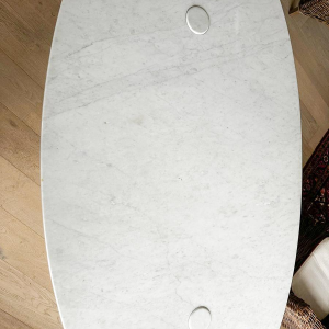 Angelo Mangiarotti, Eros tafel in wit Carrara-marmer, jaren 70