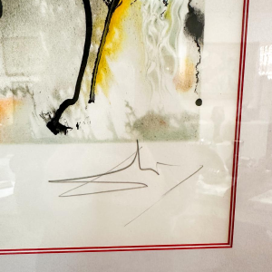 Salvador Dali, "The Christian Knight", signed and numbered lithograph, 1971