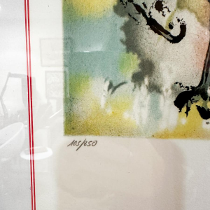 Salvador Dali, "Le Chevalier Chrétien", lithographie signée et numérotée, 1971