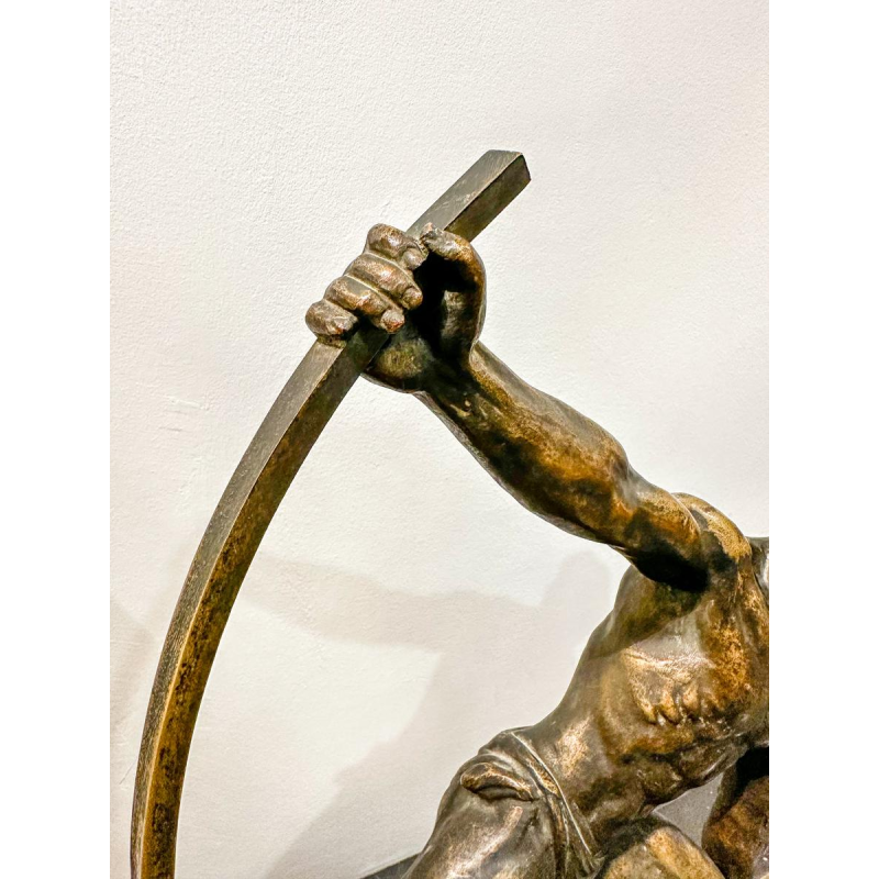 Art Deco bronzen sculptuur "De Boogschutter", jaren 30