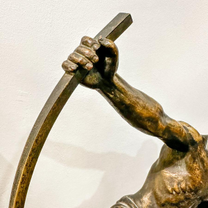 Art Deco bronzen sculptuur "De Boogschutter", jaren 30