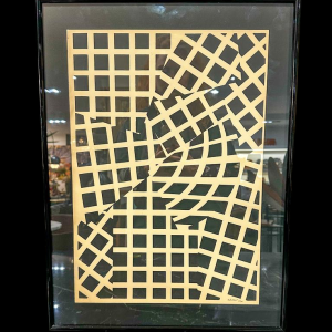 Jo Delahaut "Geometric Abstraction" lithograph, signed and numbered, 20th century