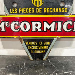 McCormick emaille bord, jaren 50
