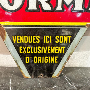 McCormick enamel sign, 1950s