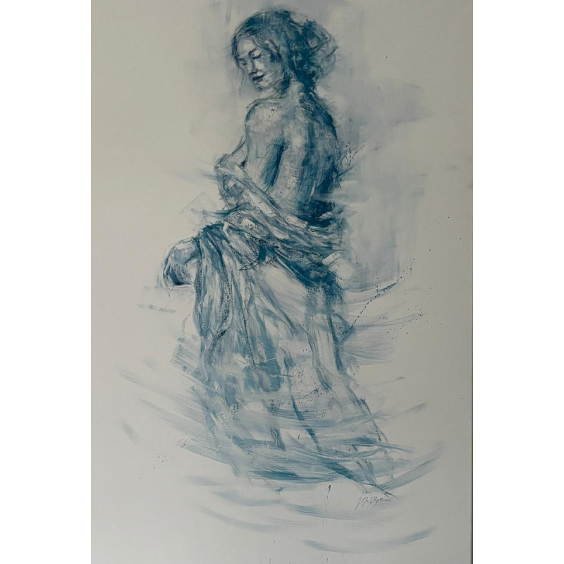 Jonathan DE CESARE - Composition 2025 - Diptych - Mixed media on canvas