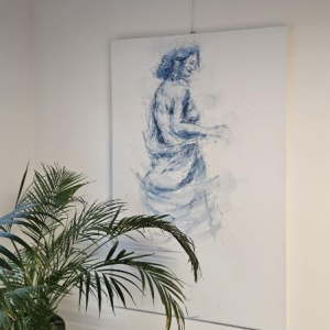 Jonathan DE CESARE - Composition 2025 - Diptych - Mixed media on canvas