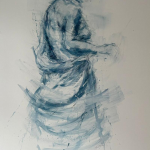 Jonathan DE CESARE - Composition 2025 - Diptych - Mixed media on canvas