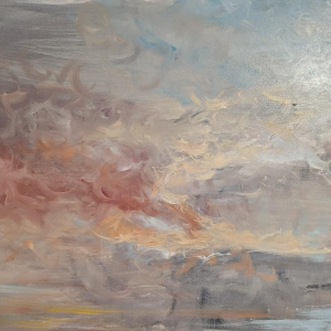 Jonathan DE CESARE - Huile sur toile - Composition 2025