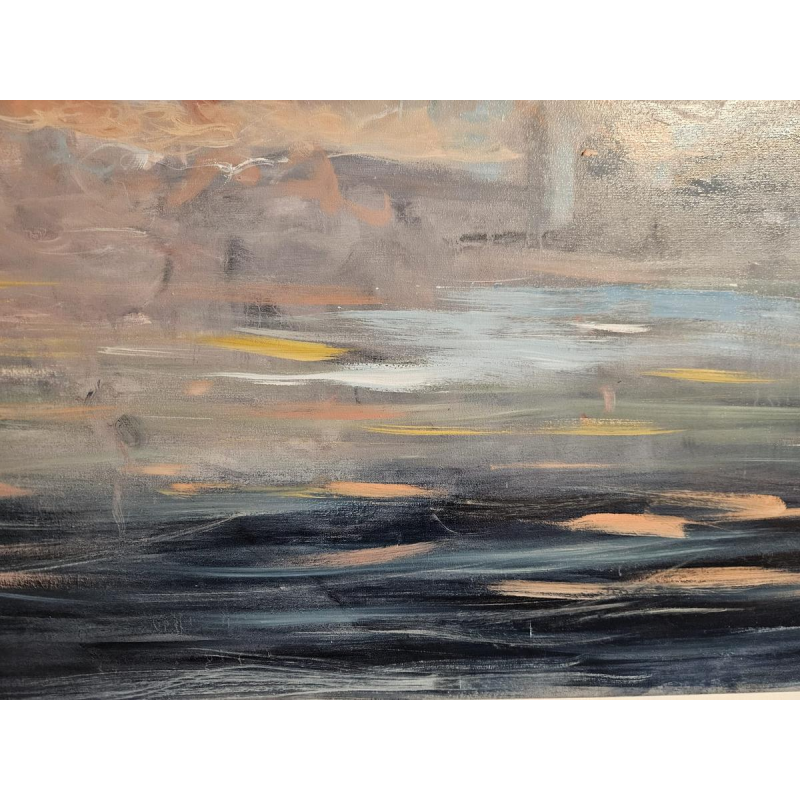 Jonathan DE CESARE - Huile sur toile - Composition 2025