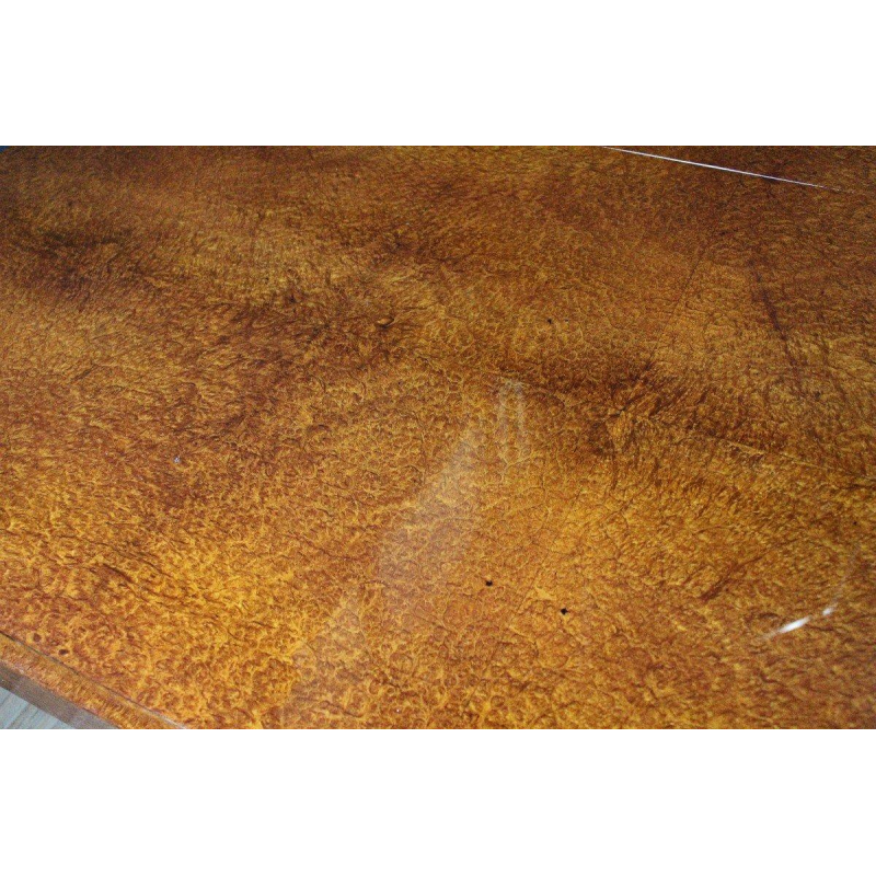 Art Deco eettafel - amboina wortelhout - Frankrijk circa 1925/30