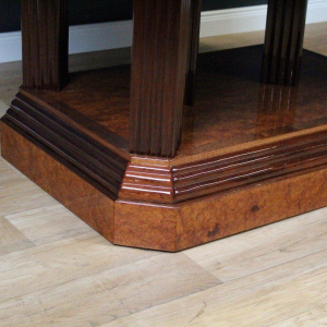 Art Deco dining table - amboyna burl - France circa 1925/30