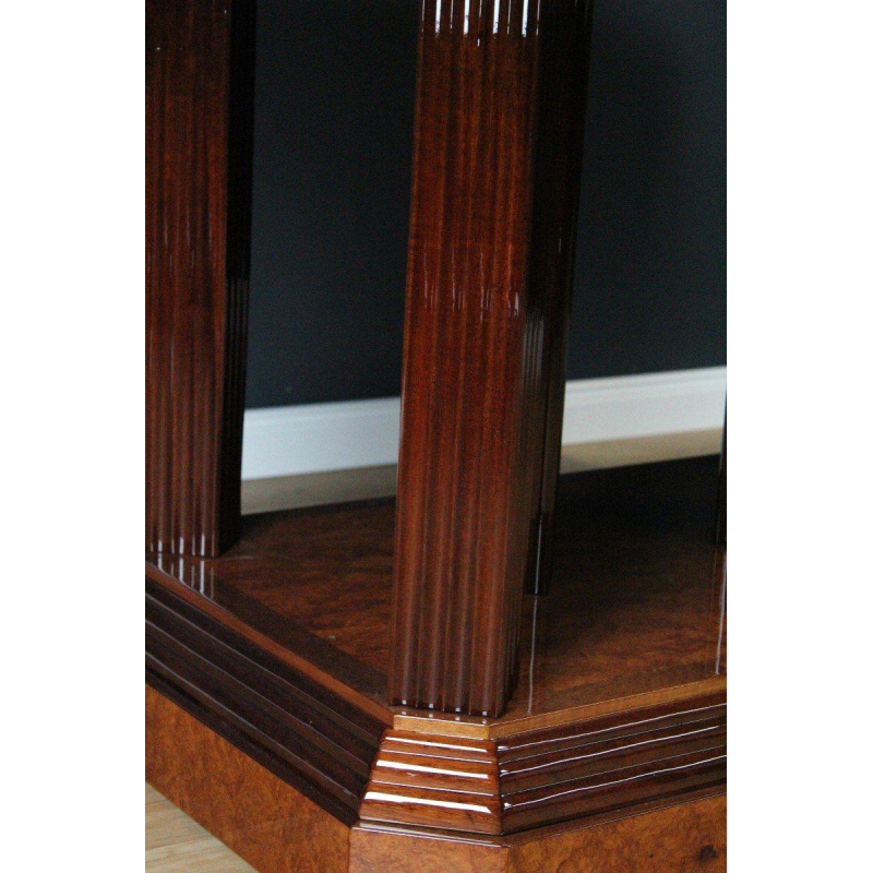 Art Deco eettafel - amboina wortelhout - Frankrijk circa 1925/30