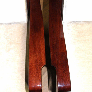 Pair of Art Deco armchairs in the style of André Arbus, solid mahogany, circa 1935