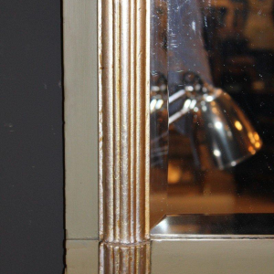 Art Deco spiegel met bladzilver stucwerk ornamenten, circa 1930