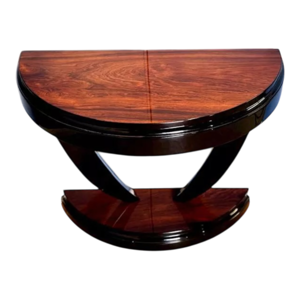 Art Deco consoletafel in palissanderfineer, Frankrijk circa 1930 - gerestaureerd