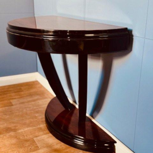 Art Deco console table in rosewood veneer, France circa 1930 - restored
