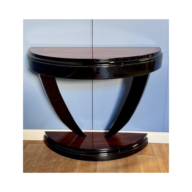 Console Art Déco en placage de palissandre, France vers 1930 - restaurée