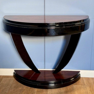 Art Deco consoletafel in palissanderfineer, Frankrijk circa 1930 - gerestaureerd
