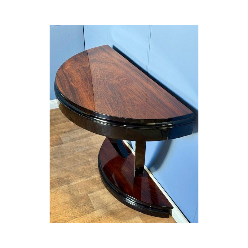 Art Deco consoletafel in palissanderfineer, Frankrijk circa 1930 - gerestaureerd